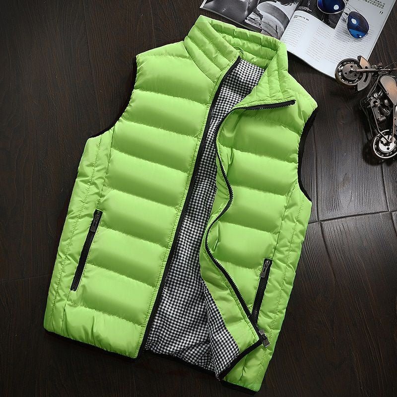 Gilet trapuntato impermeabile da uomo – Giacca casual e calda