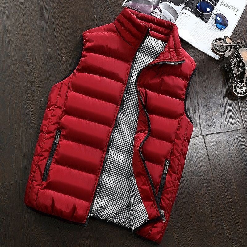 Gilet trapuntato impermeabile da uomo – Giacca casual e calda