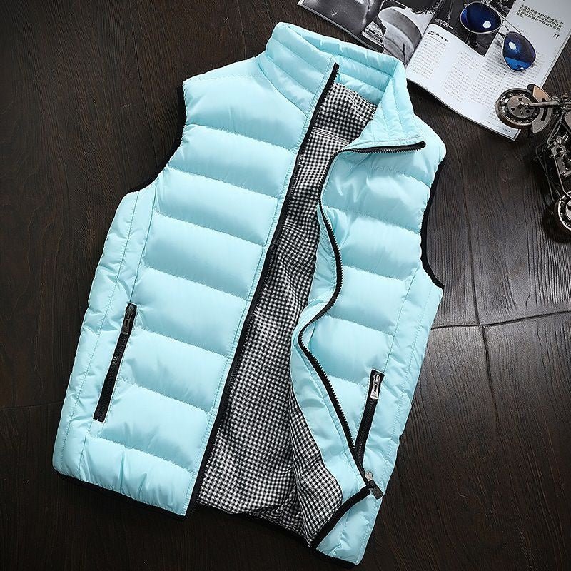 Gilet trapuntato impermeabile da uomo – Giacca casual e calda