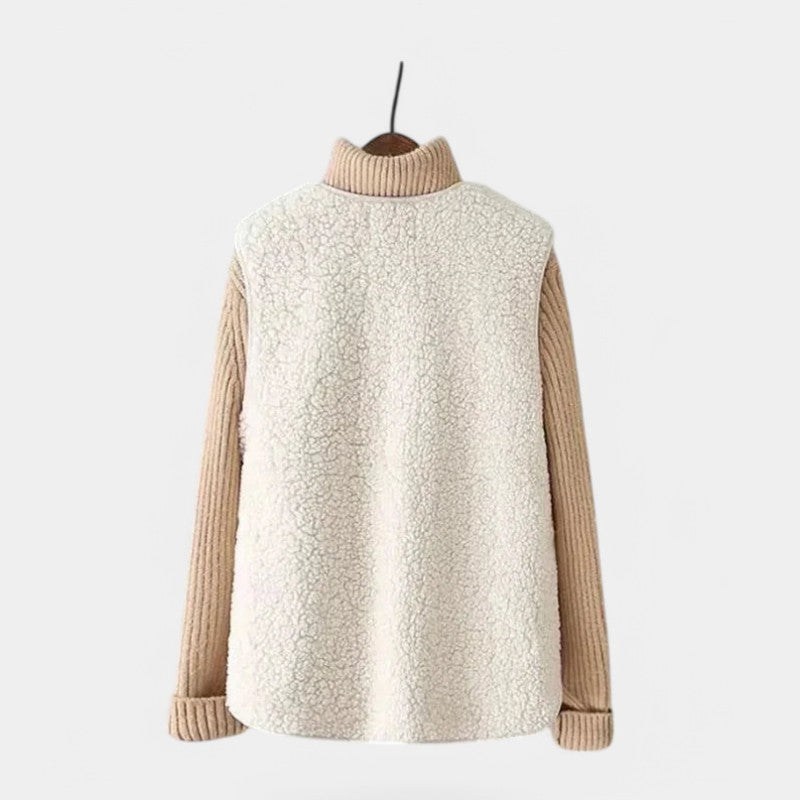 Teddy Vest da donna - Giacca senza maniche comoda e morbida