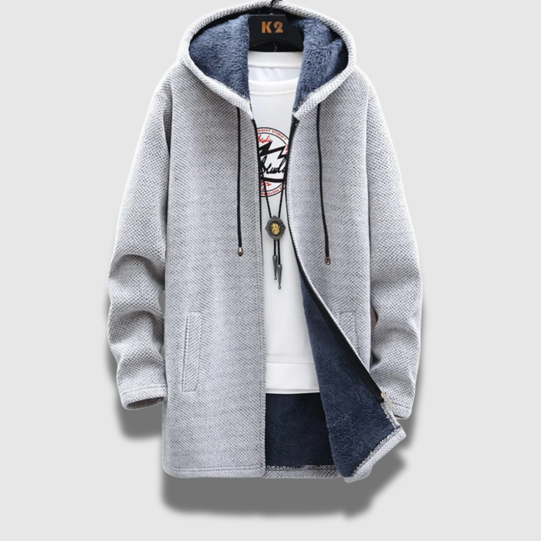 Giacca con cappuccio Premium da uomo, confortevole e calda