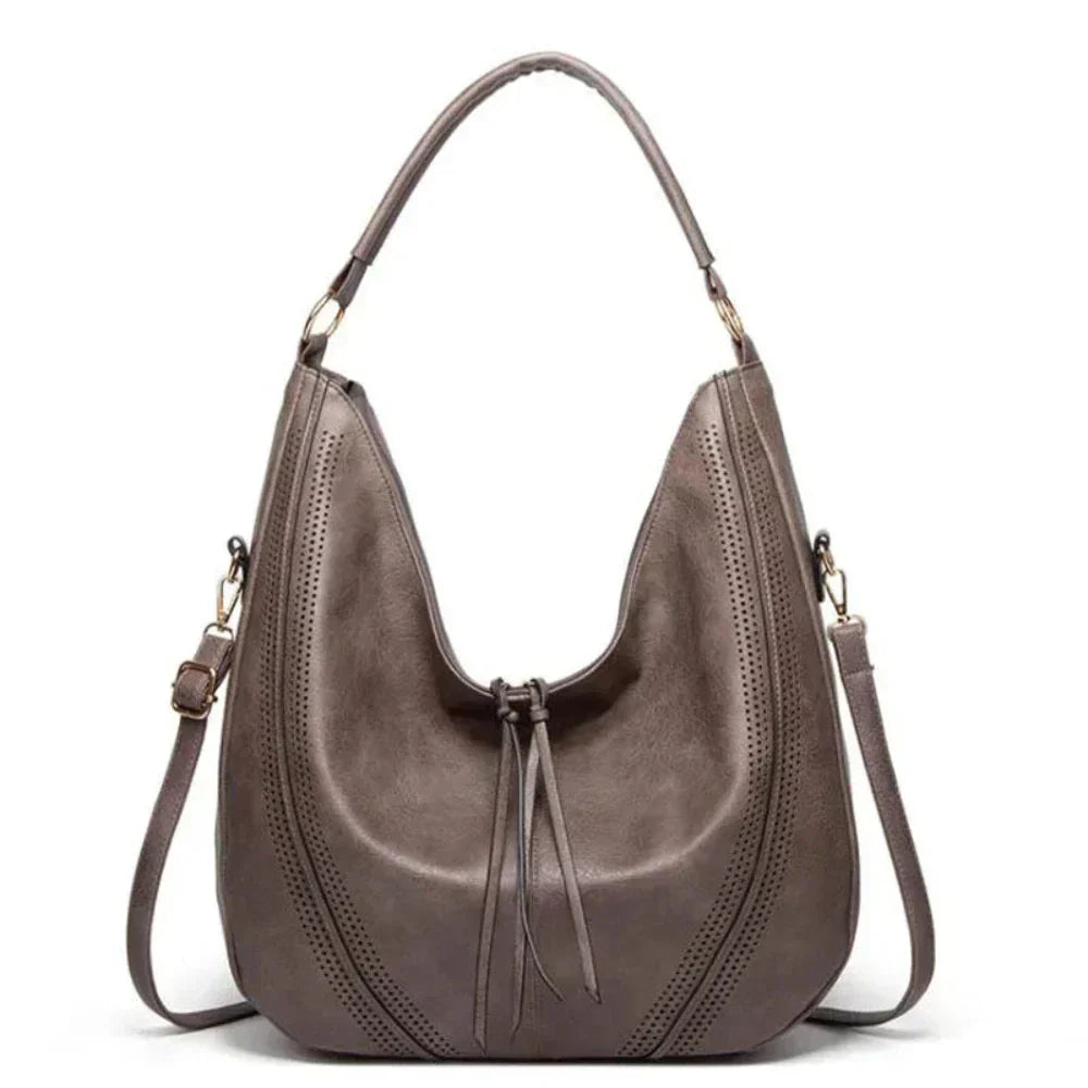 Borsa a tracolla con nappe da donna -borsa lussuosa, spaziosa e versatile