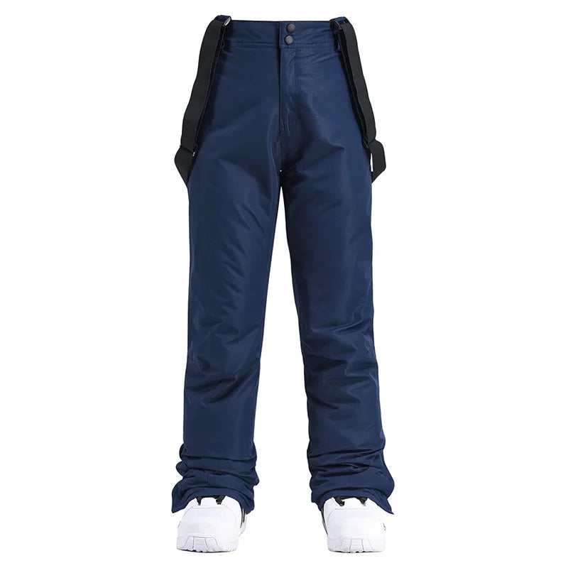 Pantaloni da snowboard impermeabili da uomo bretelle – Pantaloni da sci invernali isolati