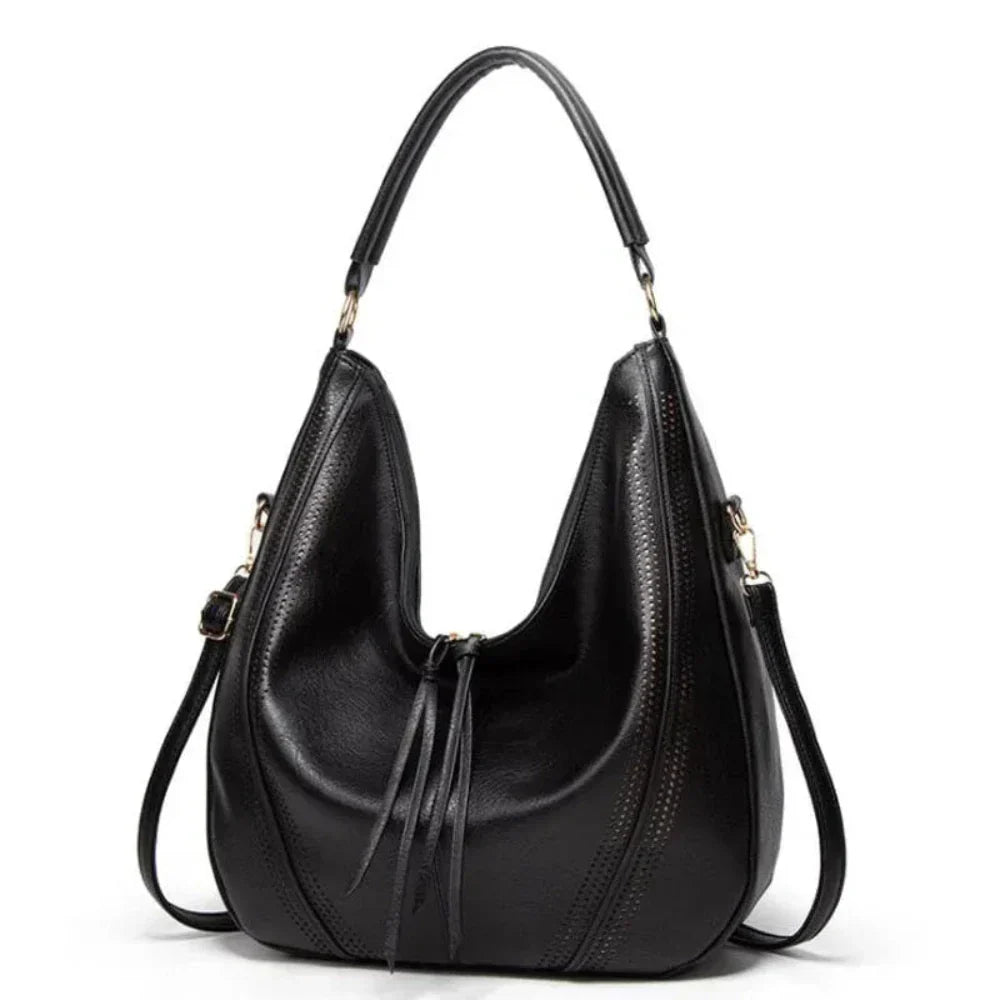 Borsa a tracolla con nappe da donna -borsa lussuosa, spaziosa e versatile