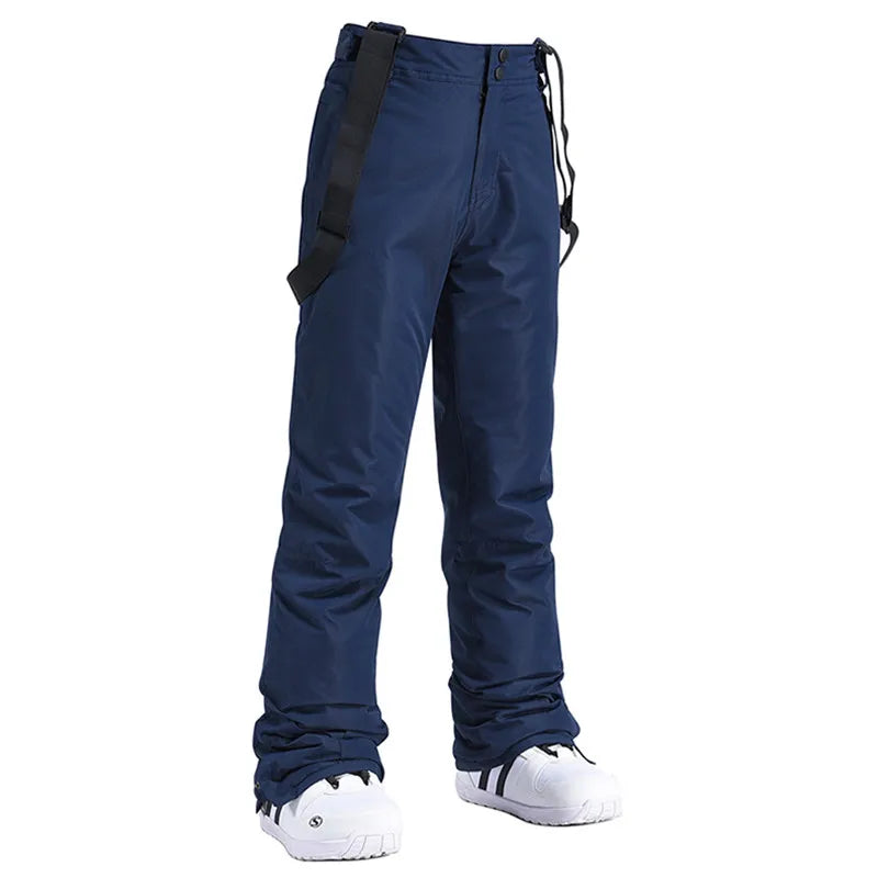 Pantaloni da snowboard impermeabili da uomo bretelle – Pantaloni da sci invernali isolati
