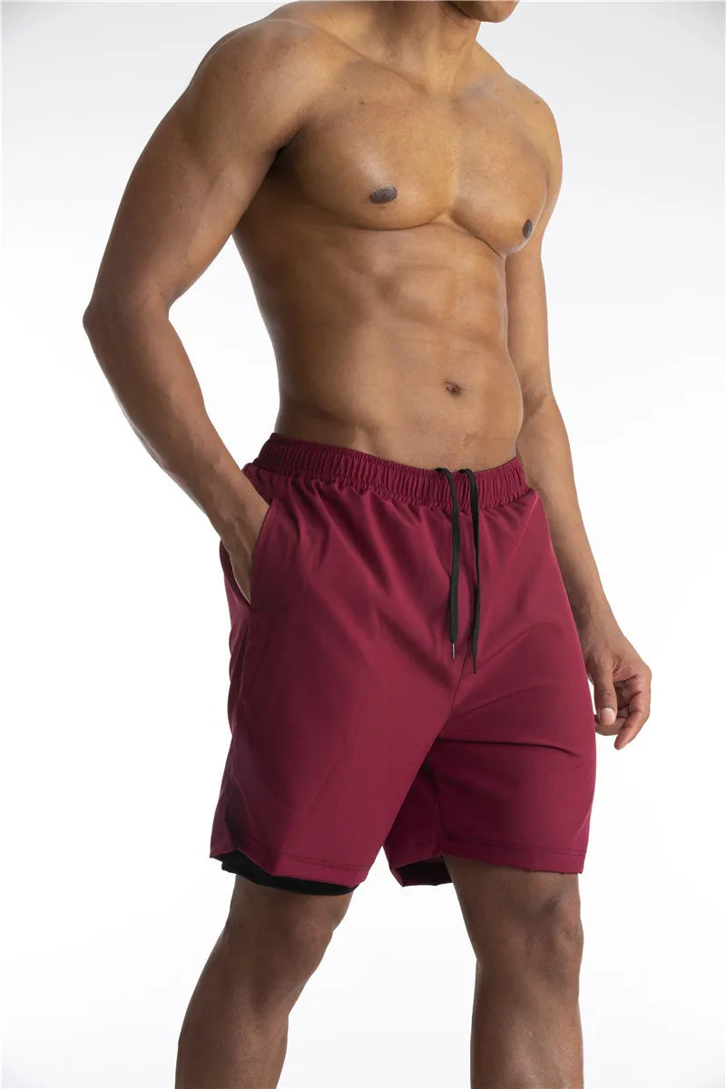 Pantaloncini sportivi premium da uomo – Pantaloncini con fodera comfort e tasca per telefono