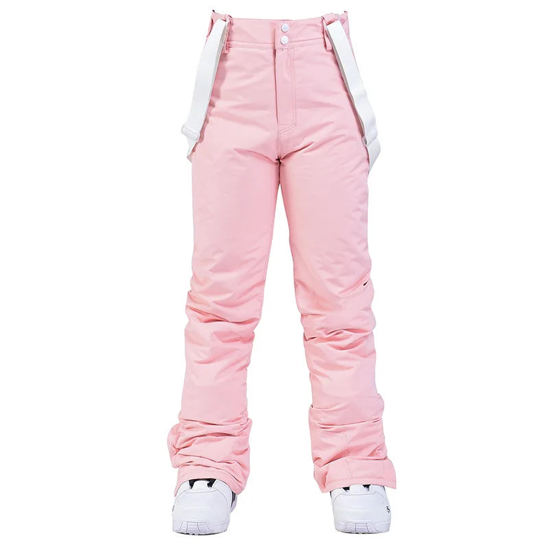 Pantaloni da snowboard impermeabili da uomo bretelle – Pantaloni da sci invernali isolati