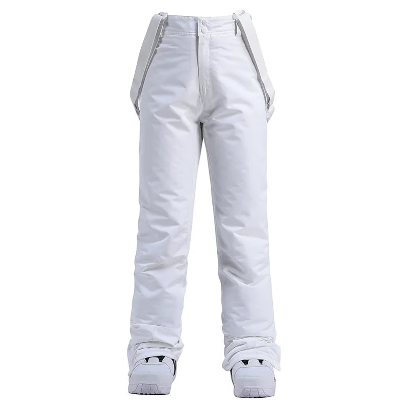 Pantaloni da snowboard impermeabili da uomo bretelle – Pantaloni da sci invernali isolati