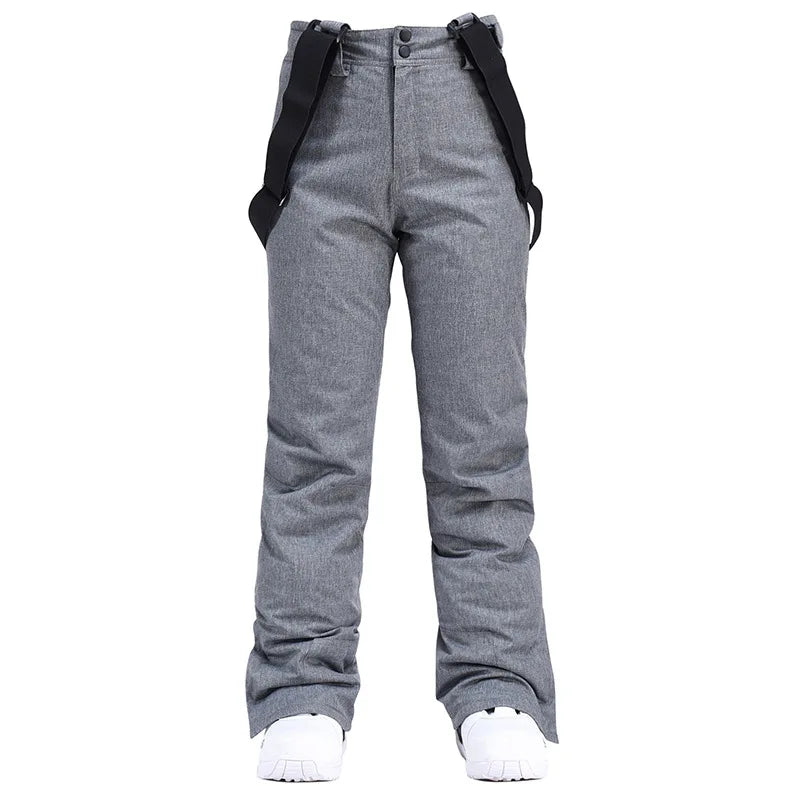 Pantaloni da snowboard impermeabili da uomo bretelle – Pantaloni da sci invernali isolati