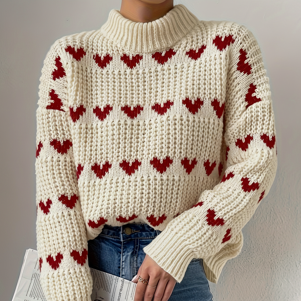 Pull femme à col roulé - Doux et élégant