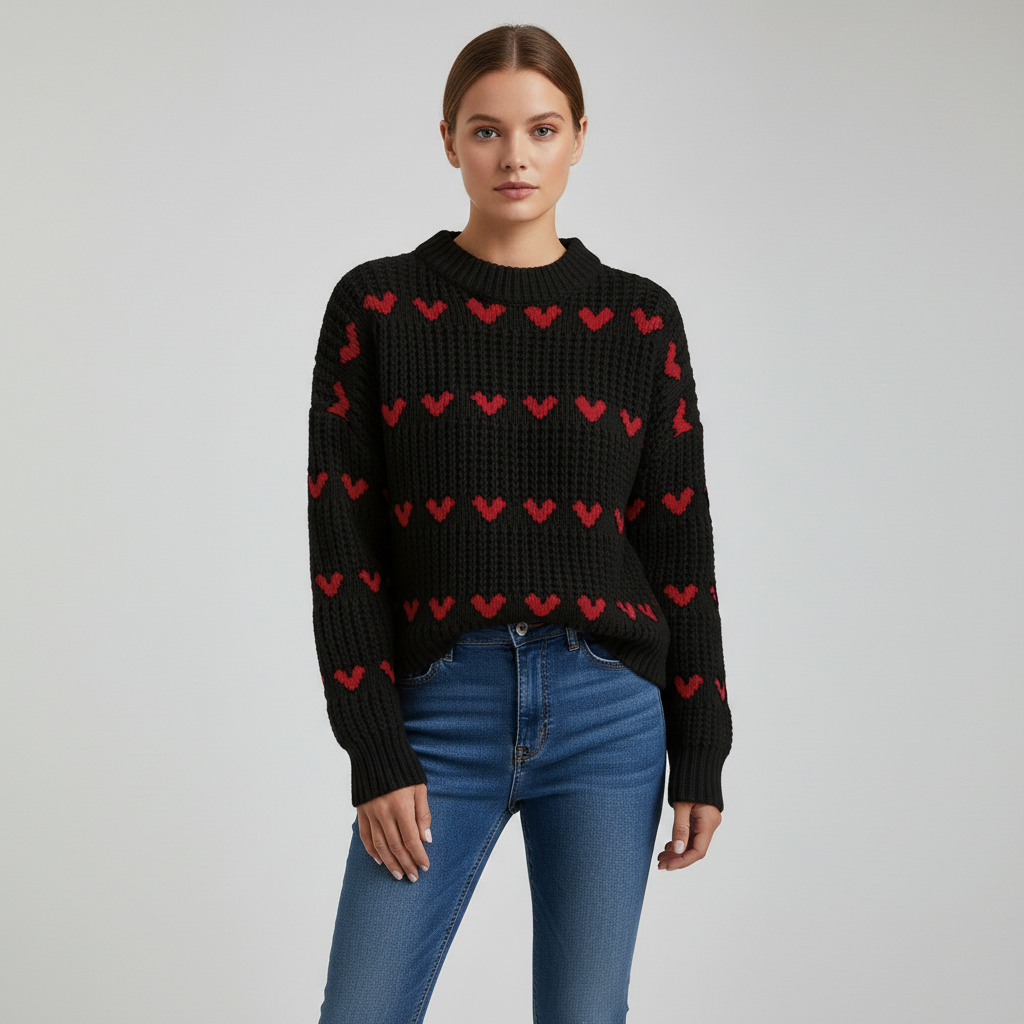 Pull femme à col roulé - Doux et élégant