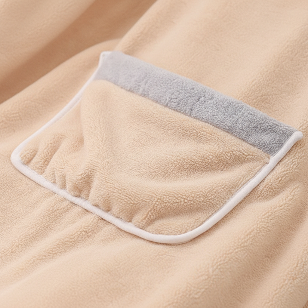 Poncho pile donna con cappuccio - Caldo e confortevole