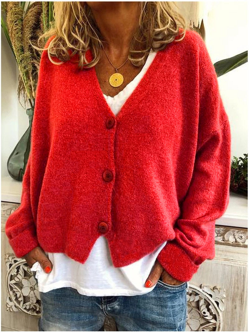 Cardigan lavorato a maglia da donna