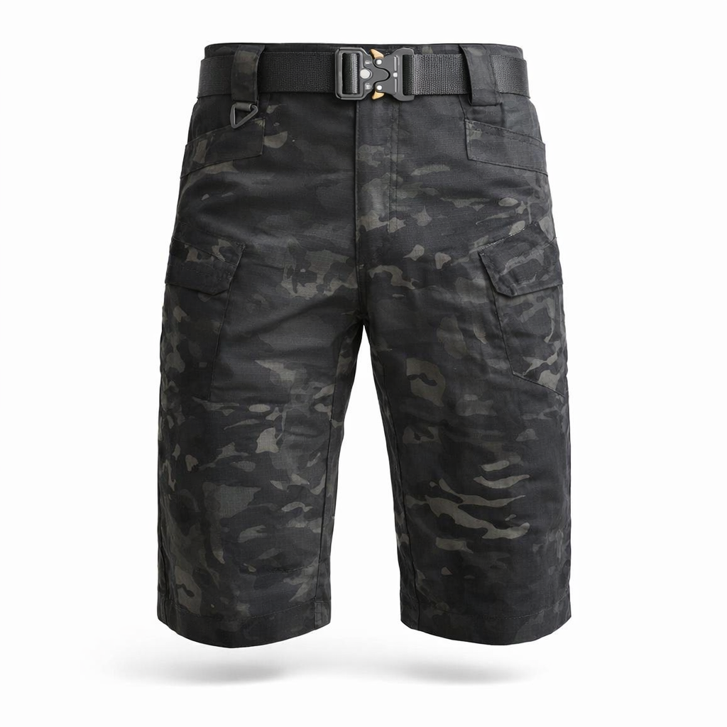 Pantaloncini Cargo da Uomo – Short Corto Casual Multi-Tasca