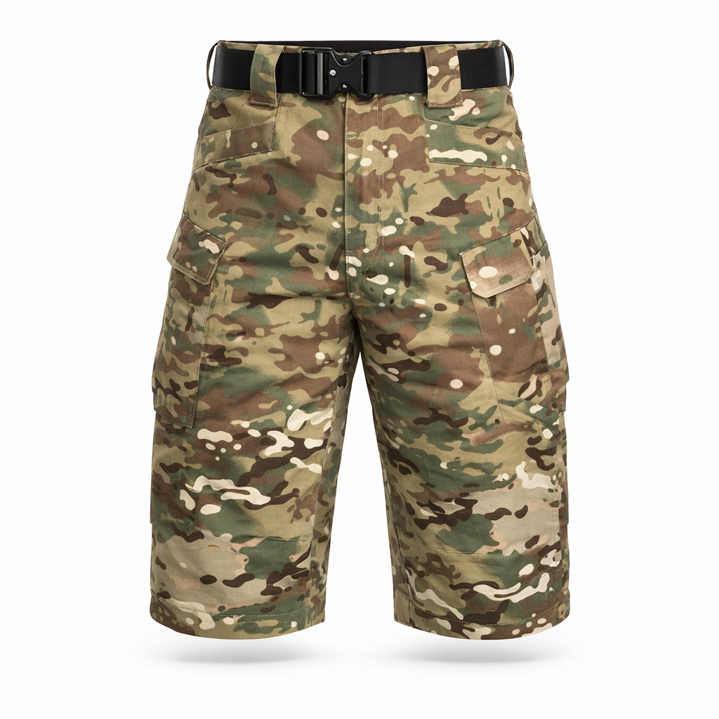 Pantaloncini Cargo da Uomo – Short Corto Casual Multi-Tasca