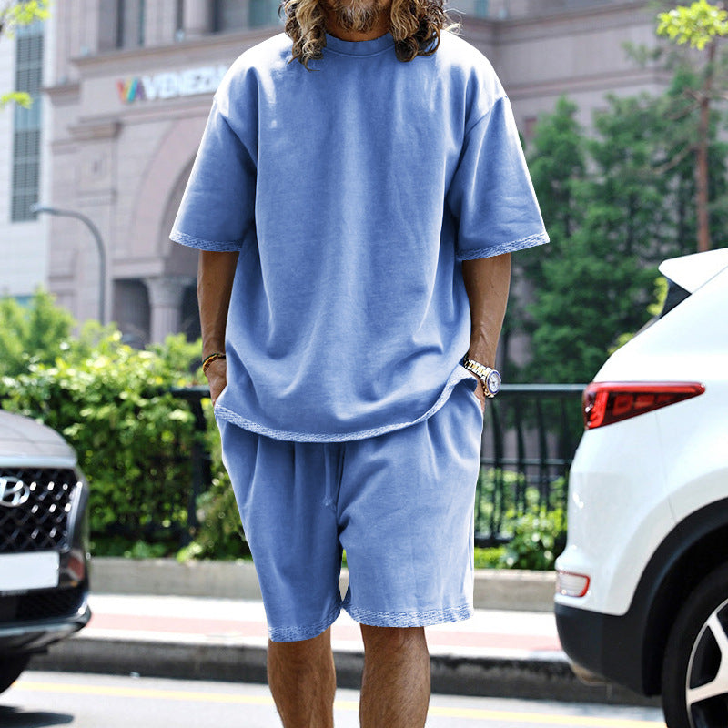 Completo estivo da uomo leggero – Tuta casual comoda e moderna