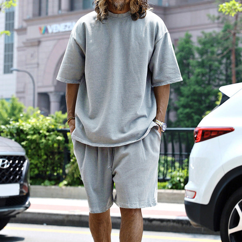 Completo estivo da uomo leggero – Tuta casual comoda e moderna