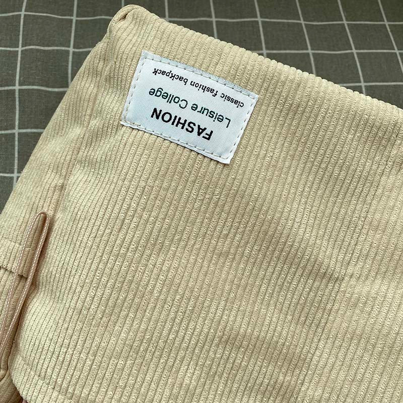 Borse a tracolla classiche resistenti in tela velluto a coste da donna
