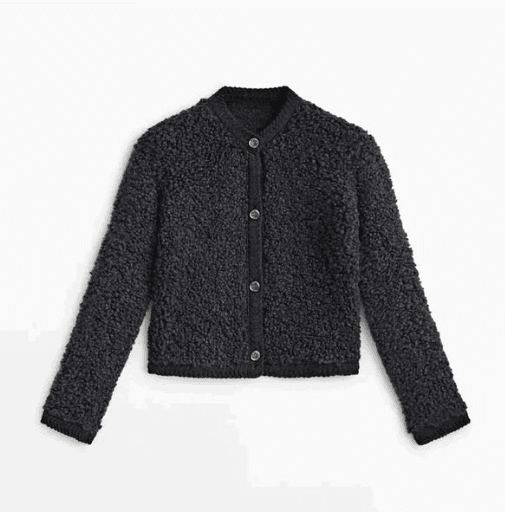 Camicia oversize alla moda da donna in stile Teddy