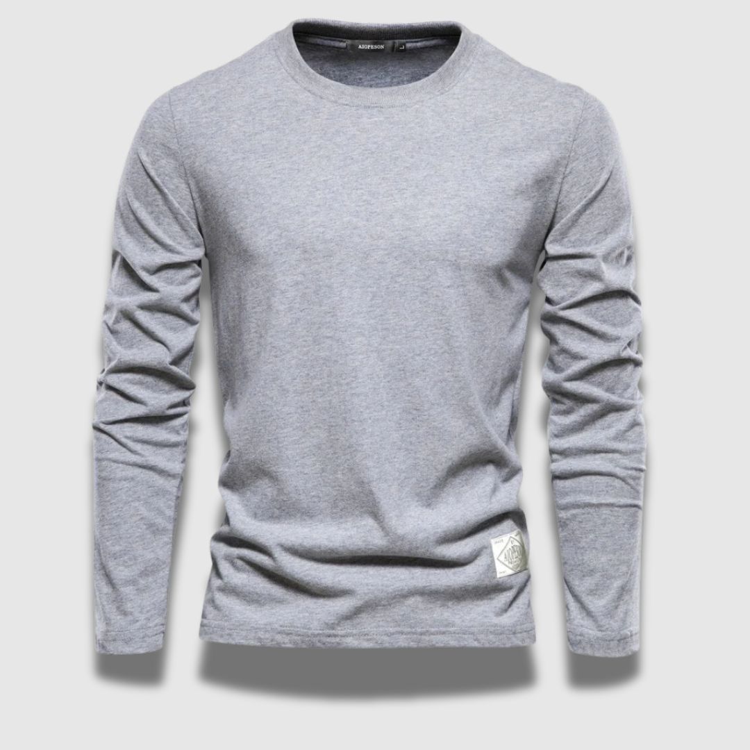 Maglietta a maniche lunghe elegante e casual da uomo