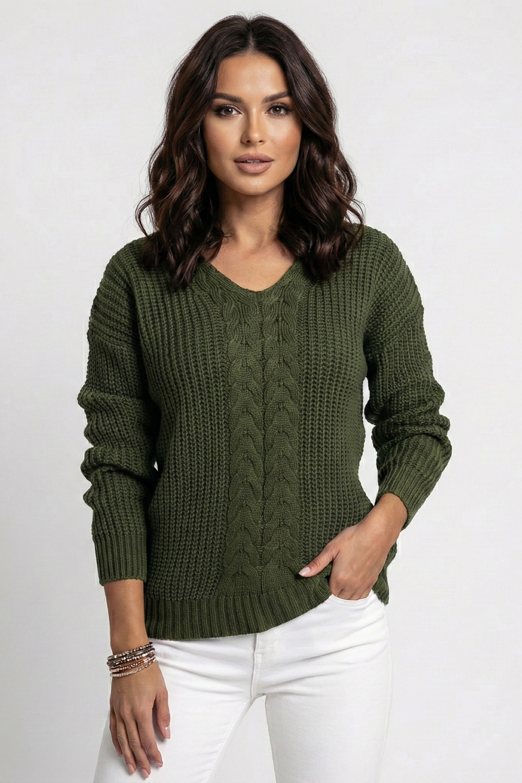 Pull ample pour femme à manches longues - Décontracté et confortable