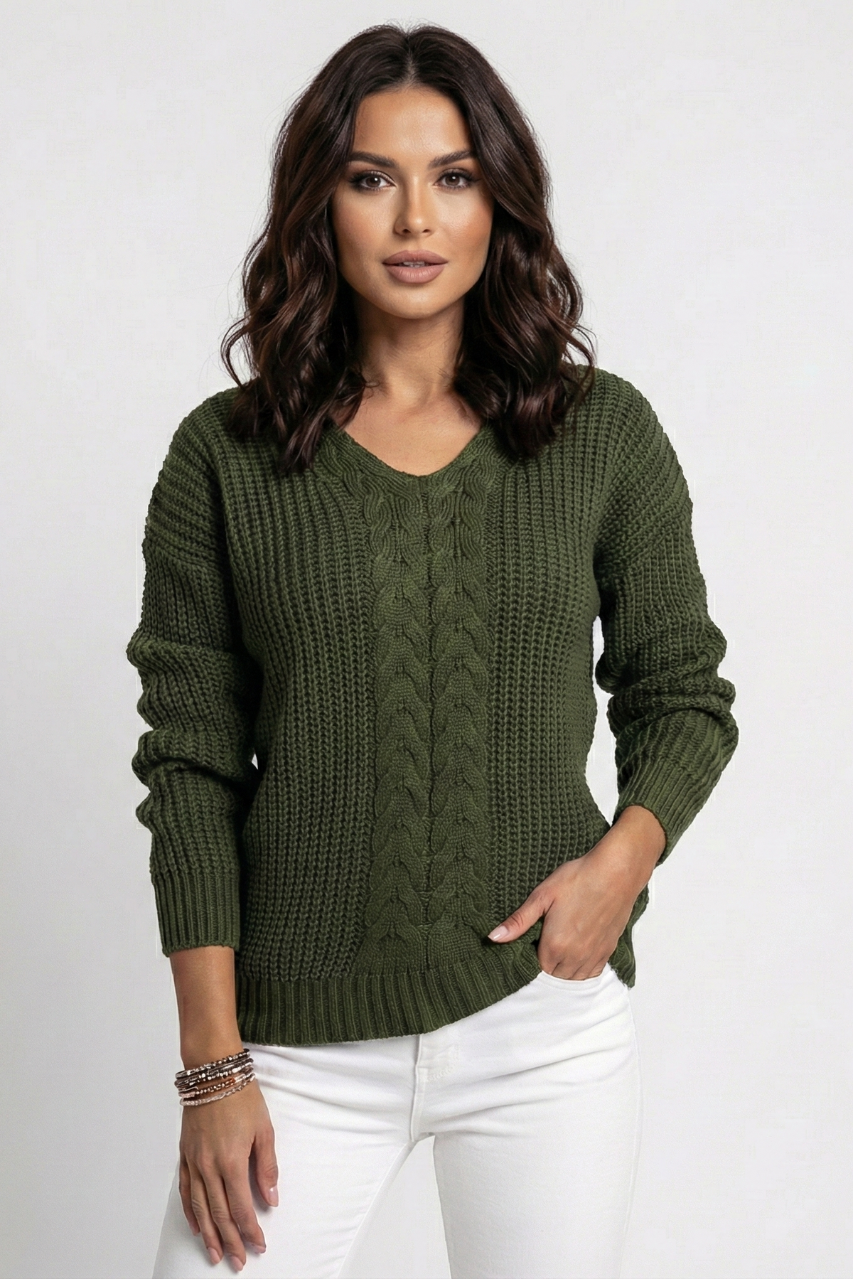 Pull ample pour femme à manches longues - Décontracté et confortable