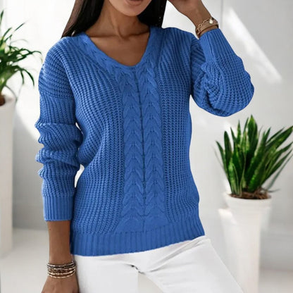 Pull ample pour femme à manches longues - Décontracté et confortable