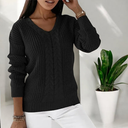 Pull ample pour femme à manches longues - Décontracté et confortable