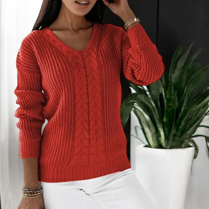 Pull ample pour femme à manches longues - Décontracté et confortable