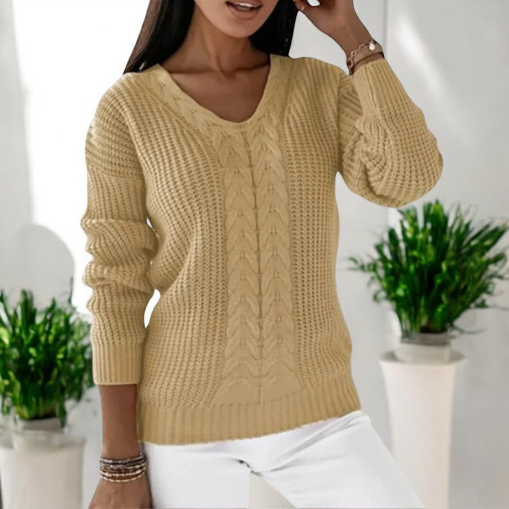 Pull ample pour femme à manches longues - Décontracté et confortable