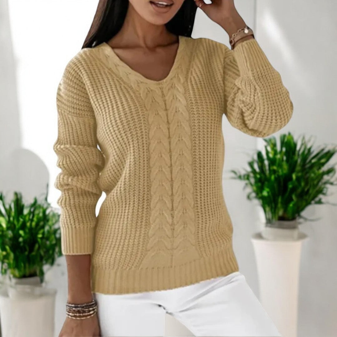 Pull ample pour femme à manches longues - Décontracté et confortable