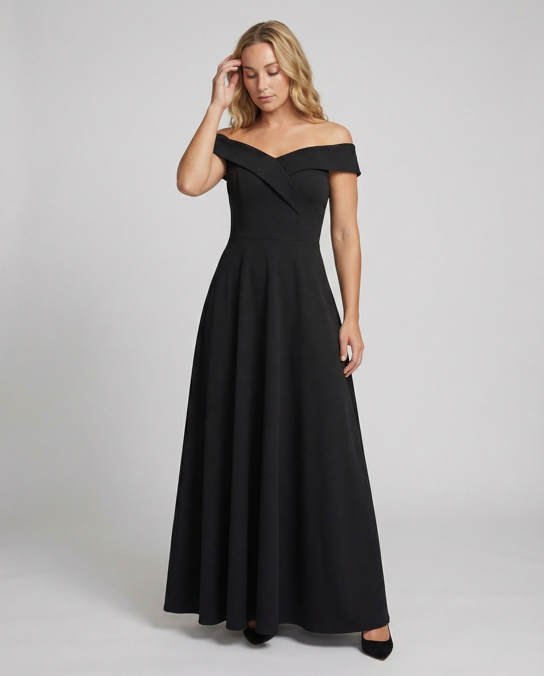 Abito maxi da donna bustier spalle scoperte - Elegante e aderente
