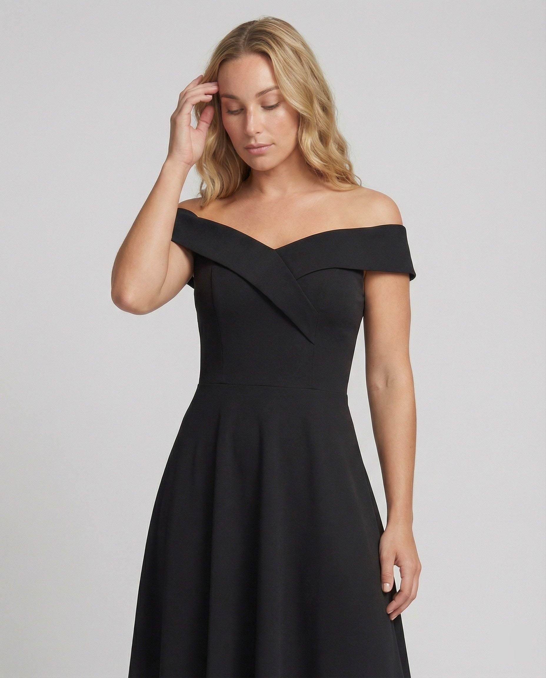 Abito maxi da donna bustier spalle scoperte - Elegante e aderente