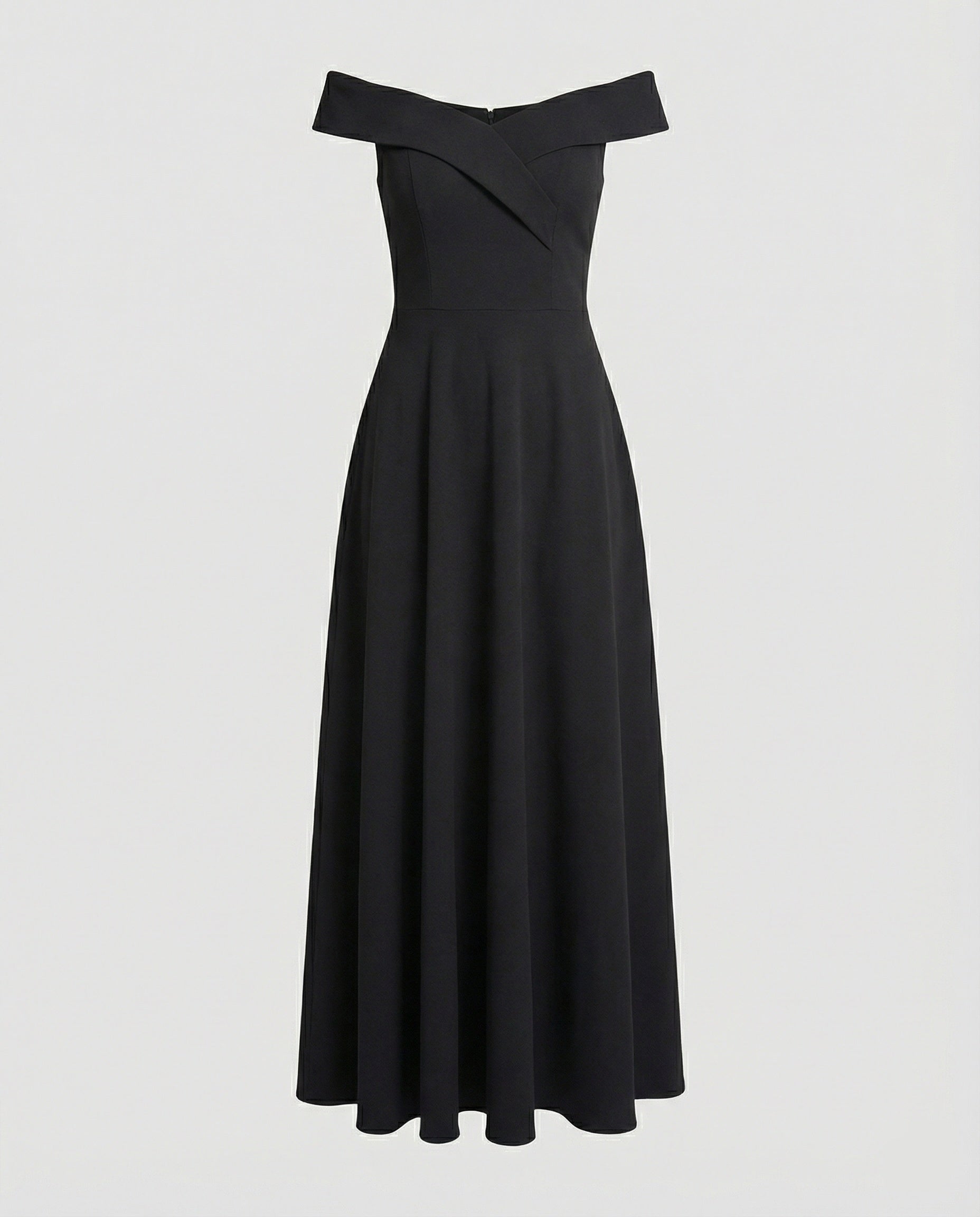 Abito maxi da donna bustier spalle scoperte - Elegante e aderente