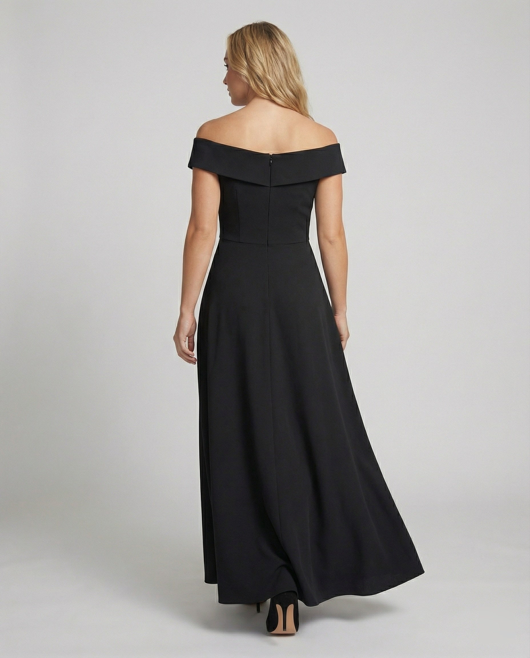 Abito maxi da donna bustier spalle scoperte - Elegante e aderente