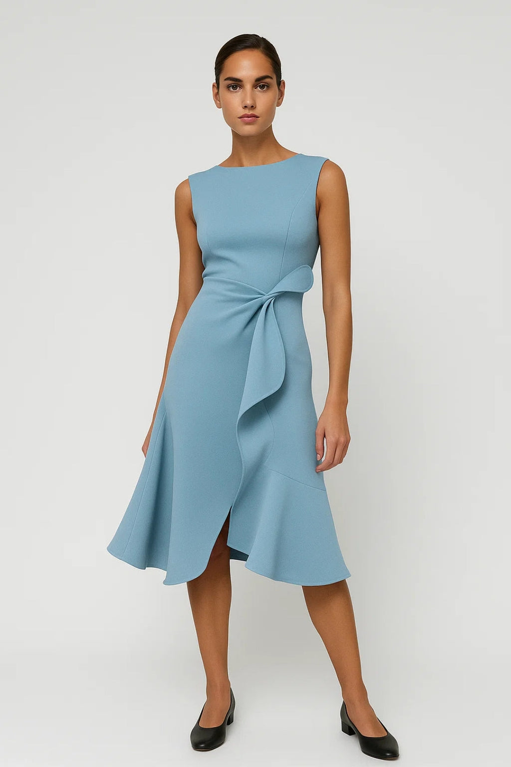 Abito Midi Portafoglio Donna – Elegante Flowy Estate Casual Party