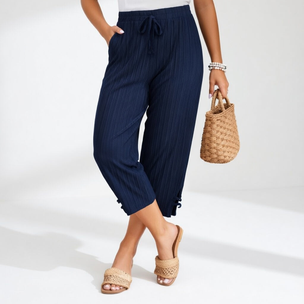Laureline - Pantaloni fluidi eleganti e confortevoli estivi