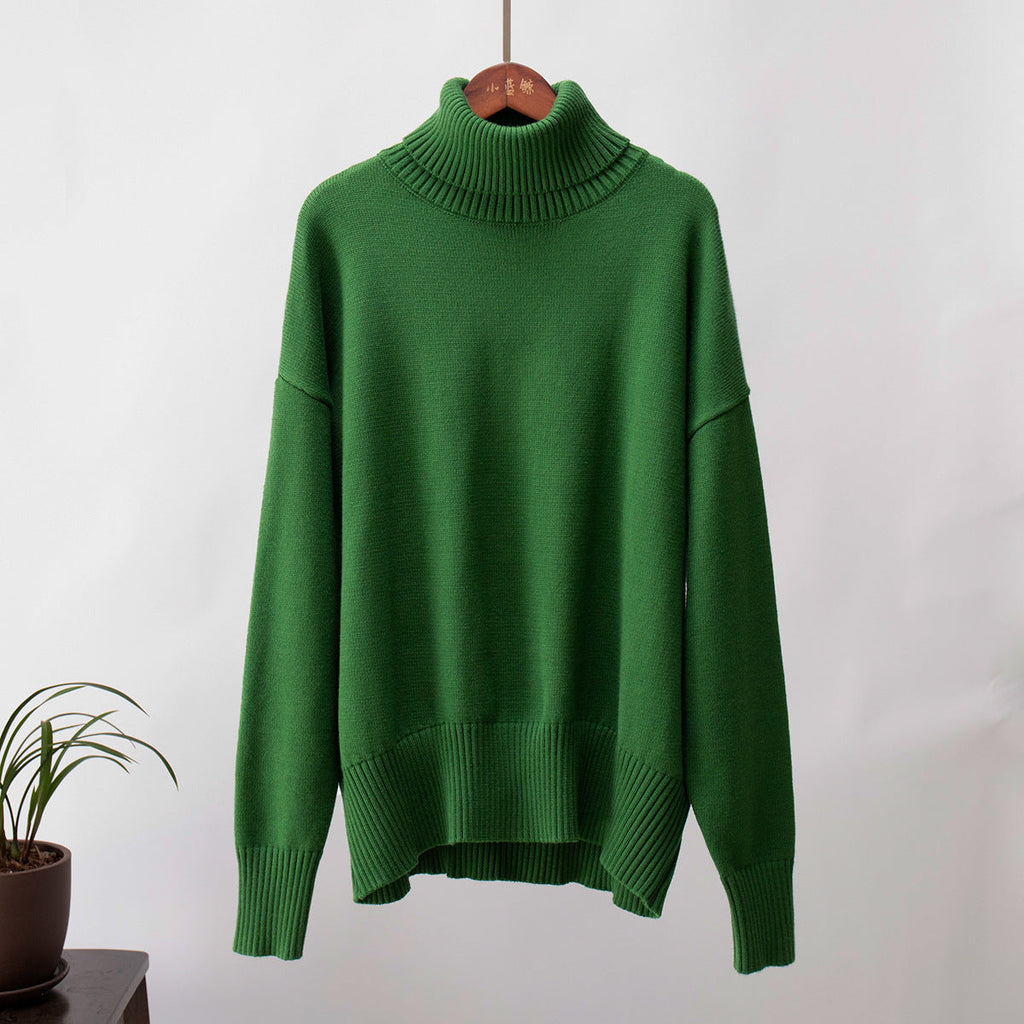 Maglione a collo alto morbido e lussuoso da donna