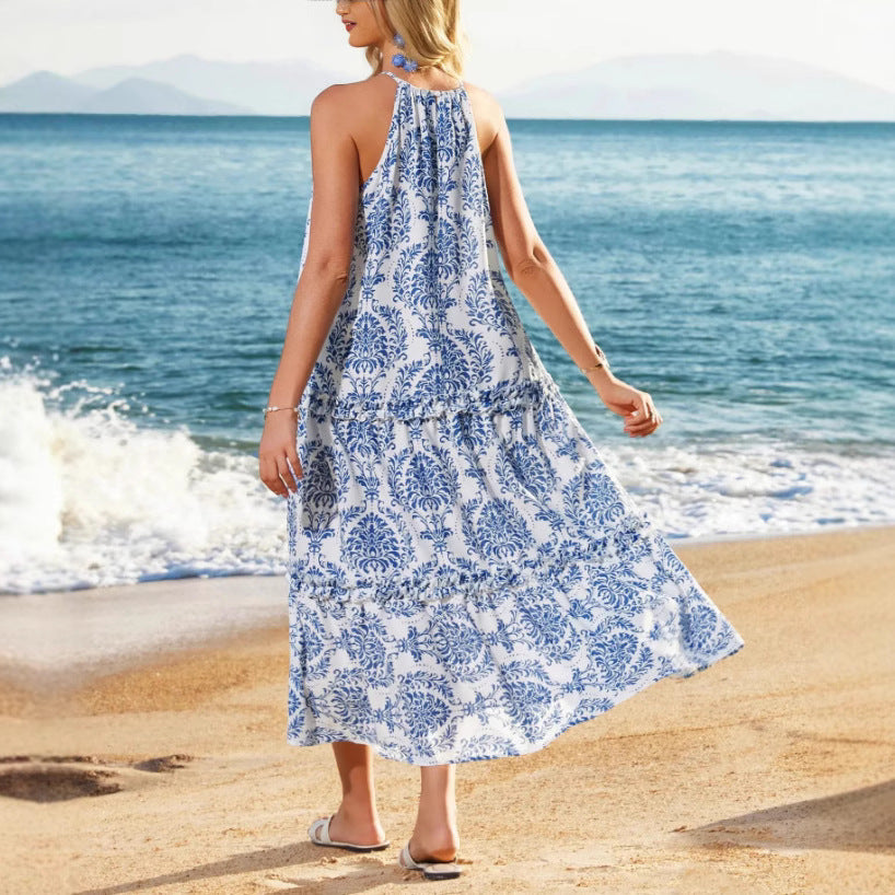 Abito boho donna midi – Vestito bohémien trendy stile chic estivo