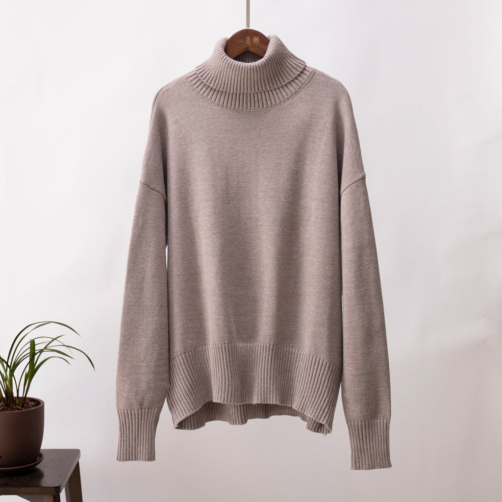 Maglione a collo alto morbido e lussuoso da donna