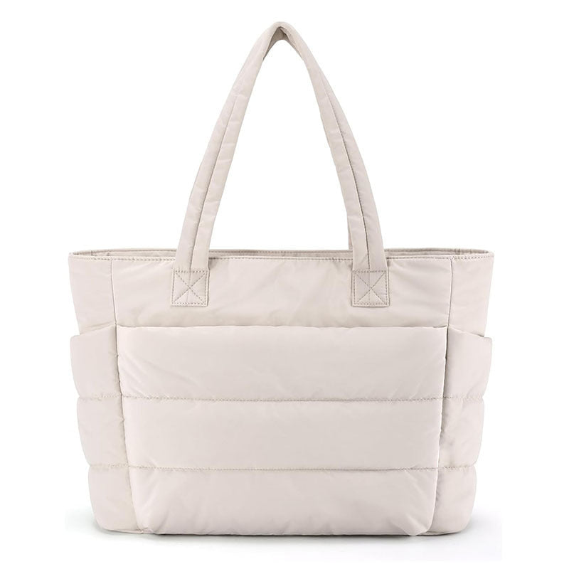 Borsa tote trapuntata da donna – Scomparto spazioso ed elegante per laptop