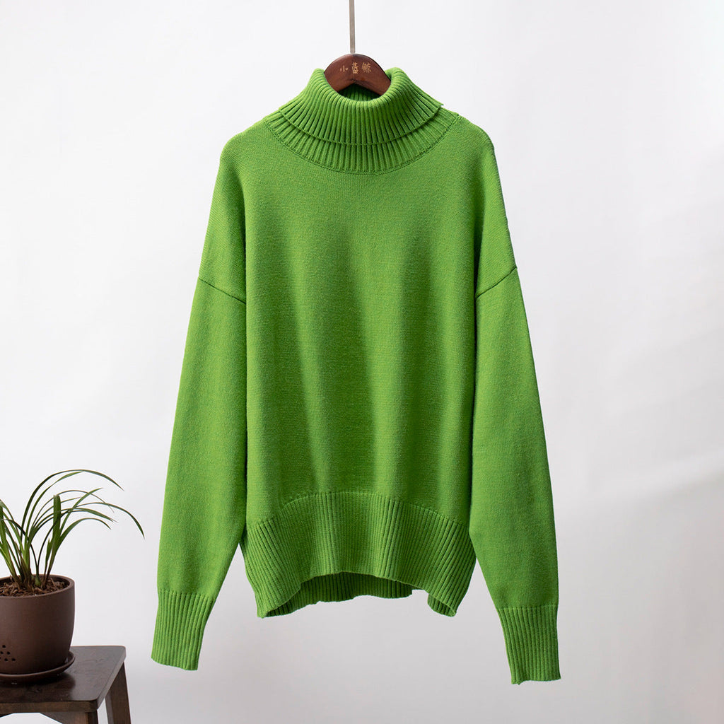 Maglione a collo alto morbido e lussuoso da donna