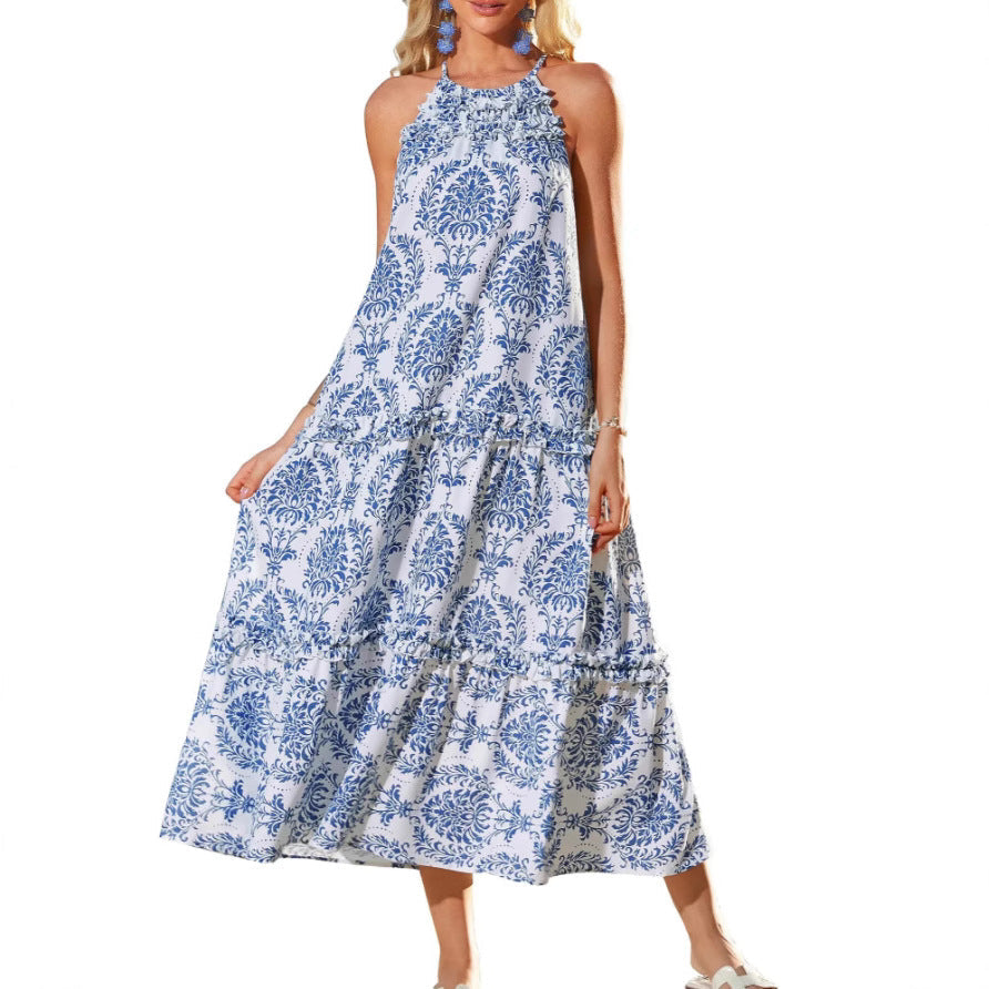 Abito boho donna midi – Vestito bohémien trendy stile chic estivo