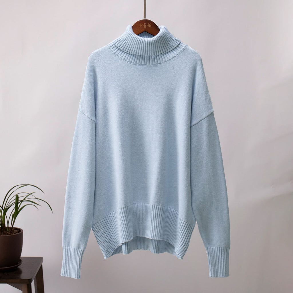 Maglione a collo alto morbido e lussuoso da donna