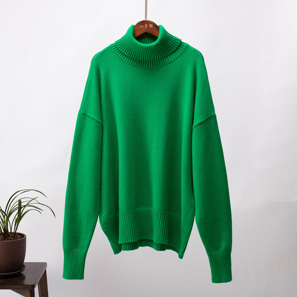 Maglione a collo alto morbido e lussuoso da donna