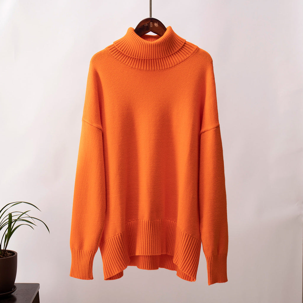 Maglione a collo alto morbido e lussuoso da donna