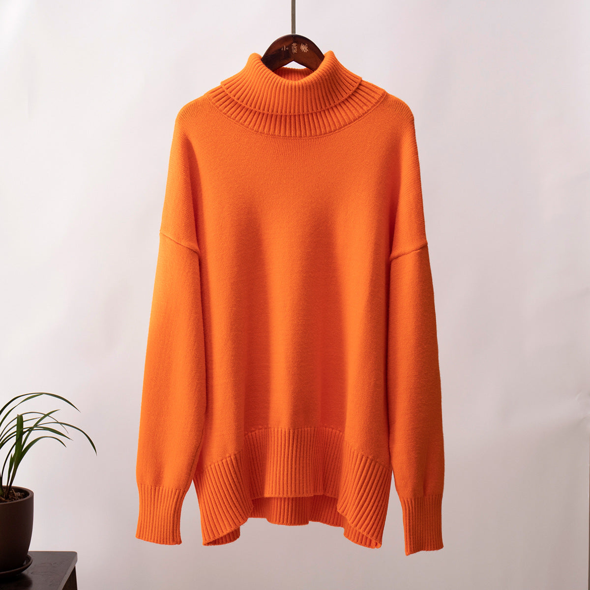Maglione a collo alto morbido e lussuoso da donna