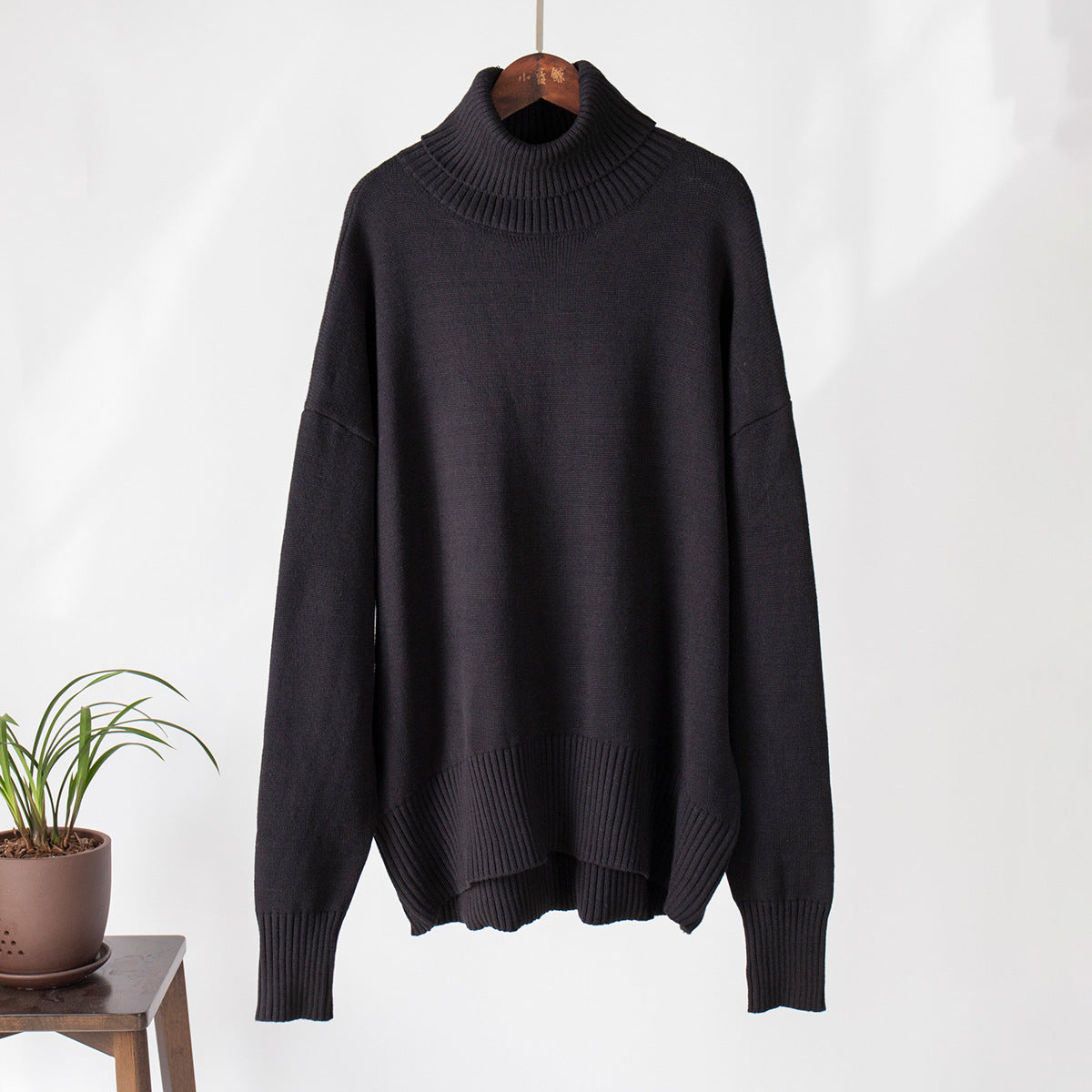 Maglione a collo alto morbido e lussuoso da donna