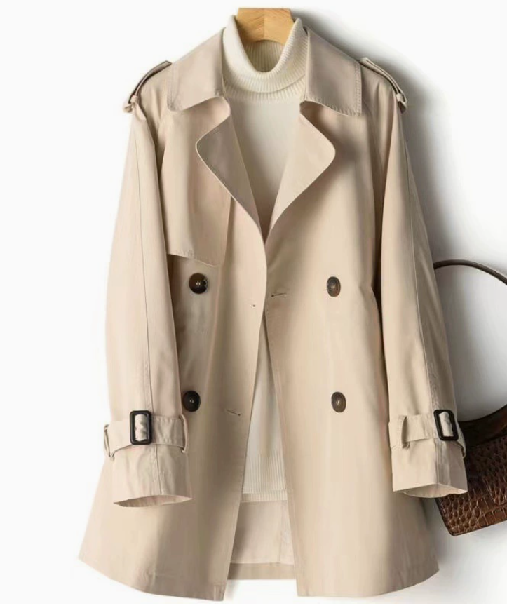 Cappotto Trench Donna Doppiopetto – Stile Classico Elegante