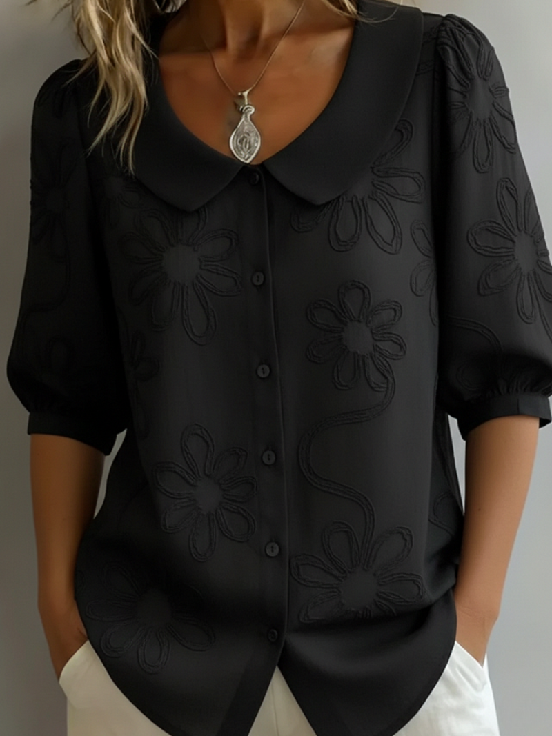 Blusa donna ricamata a fiori - Elegante e femminile